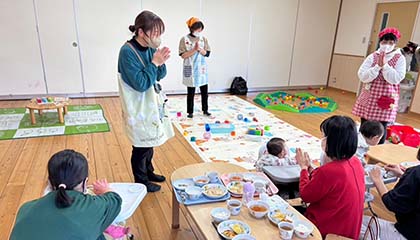 みんなでいただきます！