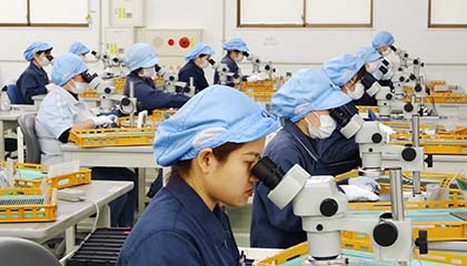 女性社員の仕事風景